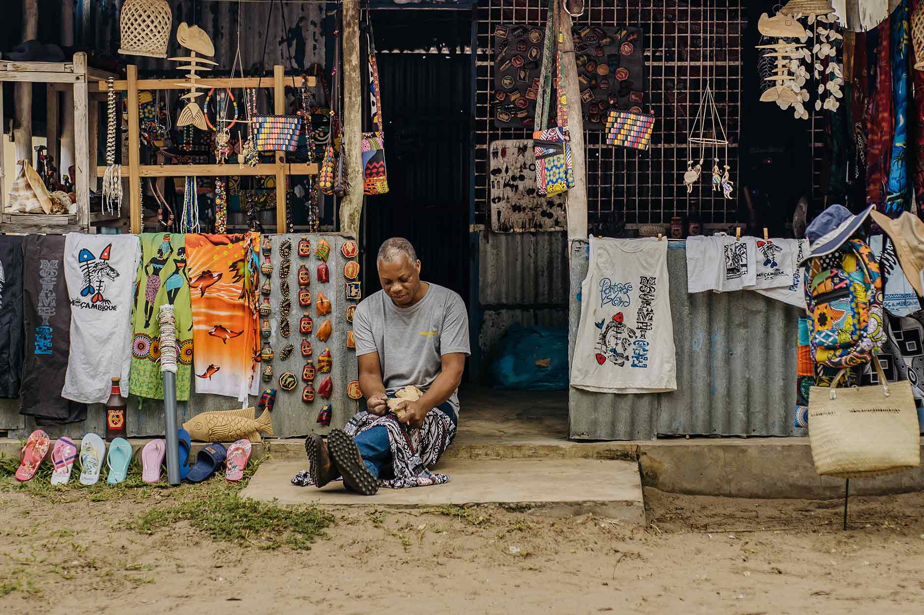 Imagem de um chefe tradicional africano.